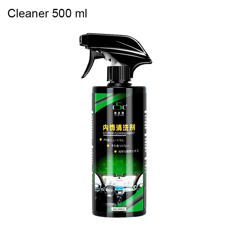 Cleaner Auto Leather Spray Foam Cleaning Tools Sofa Dashboard Upholstery Refurbishing Repair Cream for Plastic Leather Rubber