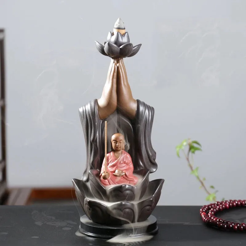 Фоновая ароматическая горелка татхагата Будда керамическая палка держатель