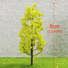 R9035 10 шт.20 шт.40 шт. O масштаб желто-зеленая модель деревьев 1:50 9 см железная проволока Осенние деревья