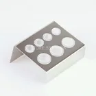 Контейнер с 7 отверстиями, подставка для тату, аксессуары для пигмента, принадлежности из нержавеющей стали, стеклянный подстаканник для тату для перманентного макияжа