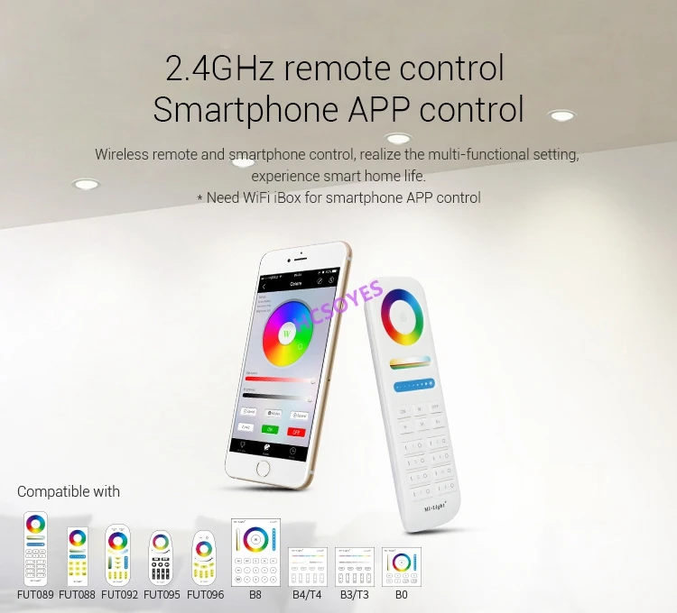 MILIGHT FUT061 FUT060 25 Вт 9 Вт RGB+ CCT светодиодный светильник водонепроницаемый потолочный прожектор AC110V 220 В Встраиваемый светодиодный светильник wifi приложение