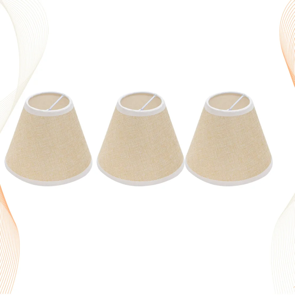 

3pcs Cloth Bubble Type Lamp Shade Simple Lampshade Ceiling Lamp Cover Light Accessory for Home (Black)