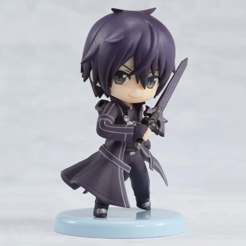 Apaffa 4 шт./компл. японское аниме искусство меча онлайн Kirito Модель ПВХ экшн фигурка