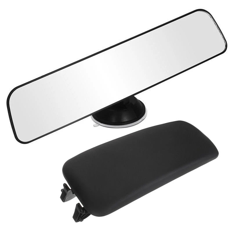 

1 Pcs Panoramic Rear View Mirror & 1 Pcs Center Console Armrest Upper Arm Lid