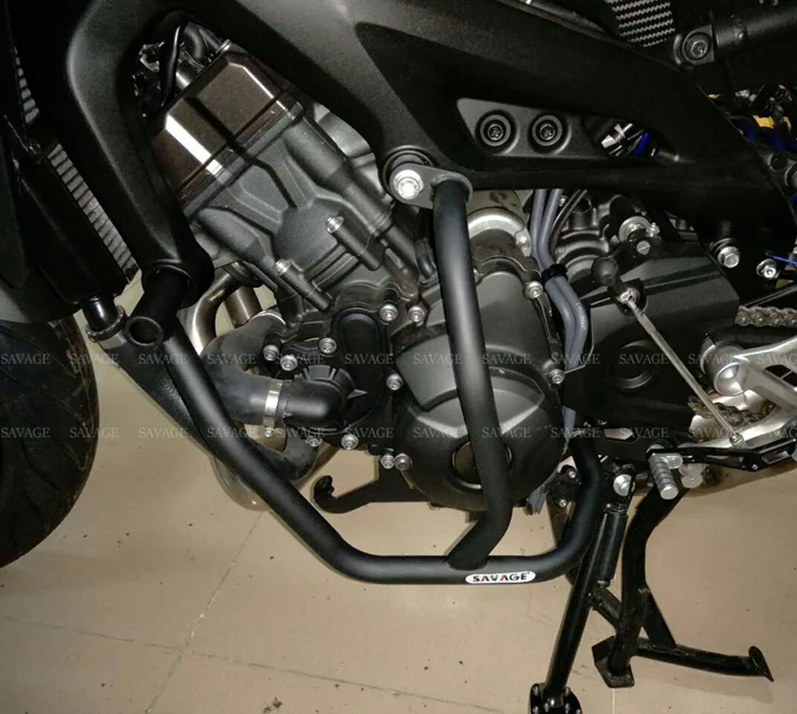 Рамка двигателя Картера Crash Bar Защита бампера для YAMAHA MT09 FJ09 TRACER XSR900 MT/FZ 09