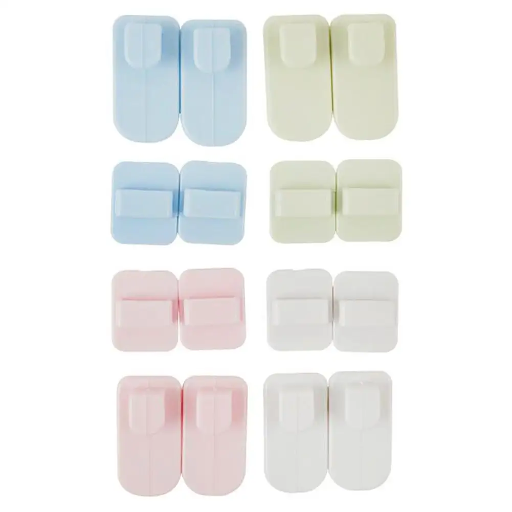 4 шт./компл. пластиковые крючки липкий крючок набор ключей практичное хранение