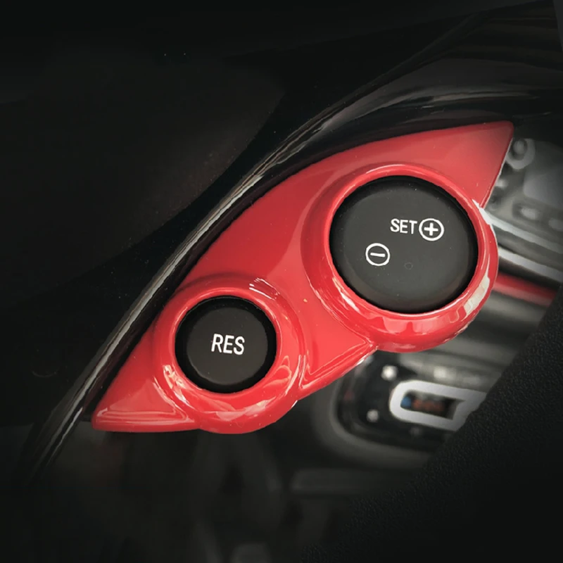 Автомобильный Стайлинг кнопки рулевого колеса декоративная рамка отделка ABS для