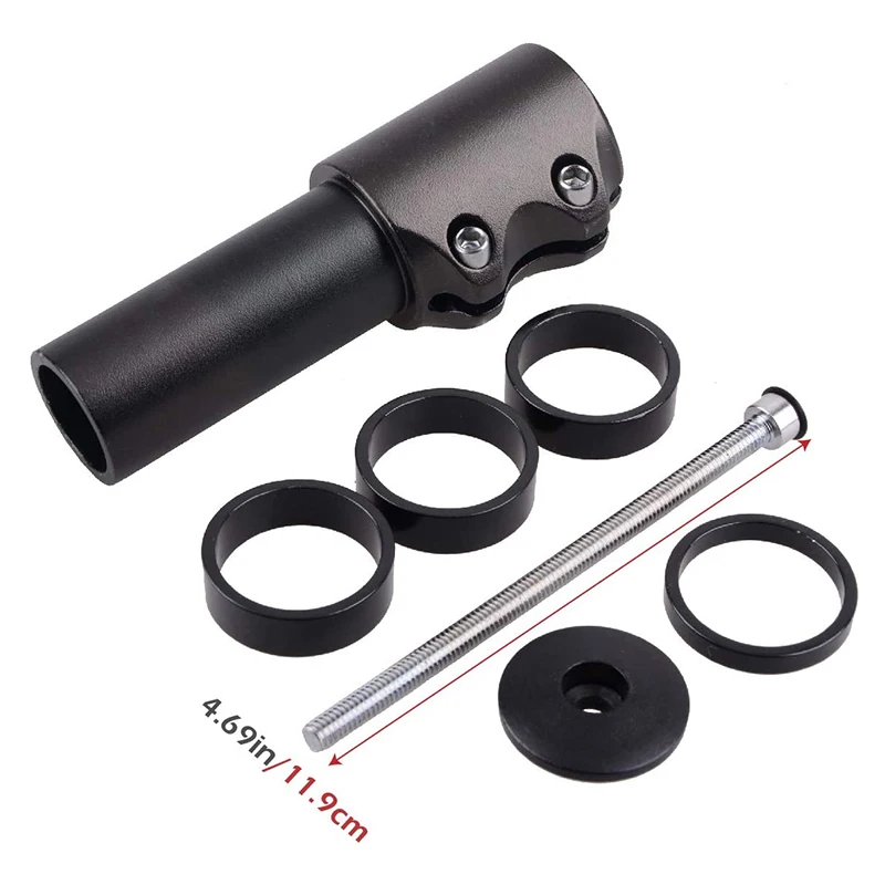 

Bicycle Handlebar Raiser Extender MTB Bike Fork Stem Riser Bicycle Adaptor Durable MTB Mountain Cycling Part