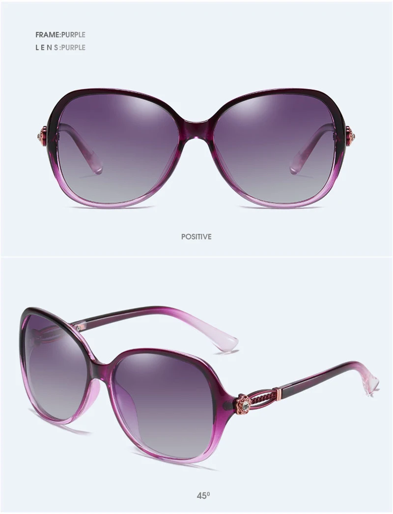 SUNWEAR, Новое поступление, негабаритные квадратные поляризованные женские солнцезащитные очки, фирменный дизайн, розовые дужки, солнцезащитные очки, женские безопасные очки для вождения