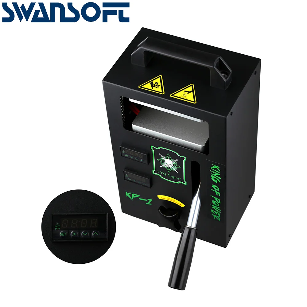 

SWANSOFT extractor kp-1 easy herb weed dab electric automatic rosin heat press machine Oil Wax Extracting Tool