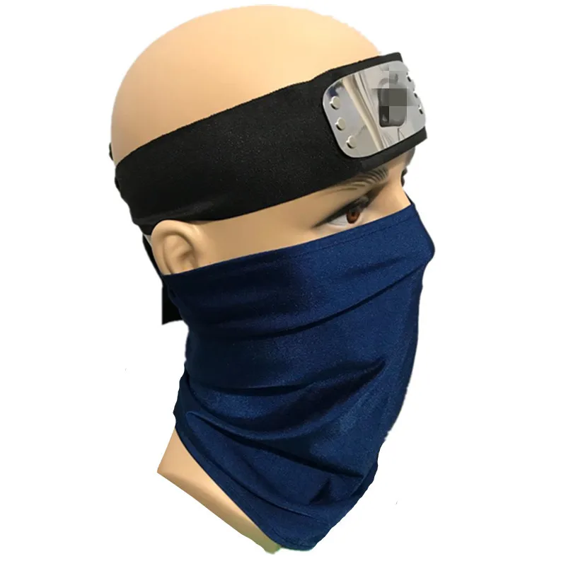 

Hatake Kakashi Cosplay Mask Headband Anime weapon Accessories Uzumaki Halloween Costume Arms Props