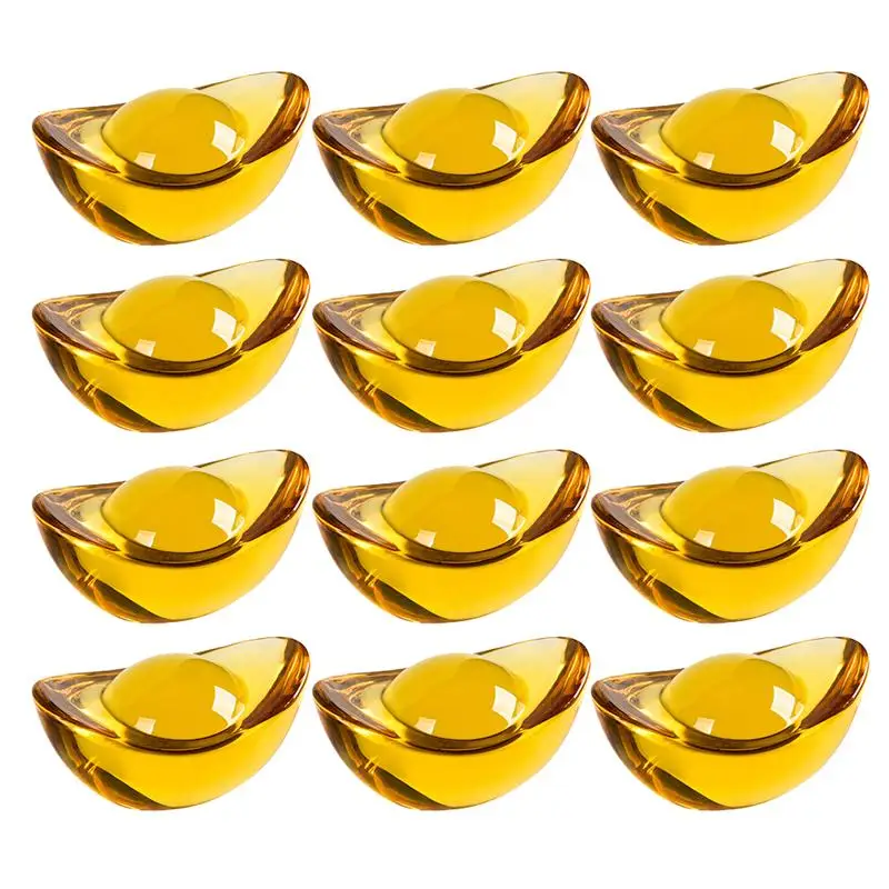 

20 шт., декоративный золотой слиток