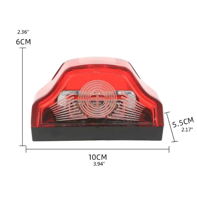 

Car Number Plate Light Replacement Durable Vehicle Tail Lamps for Bus Car Vehicle Truck Modification Accessories