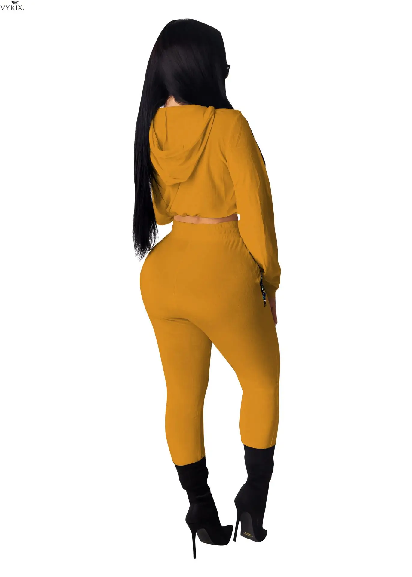 Женский комплект с блестками из разноцветного бархата повседневный женский