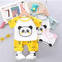 childrens clothing summer models new 2020 baby round neck home service shorts suitbreathable and comfortable childrens t shirt