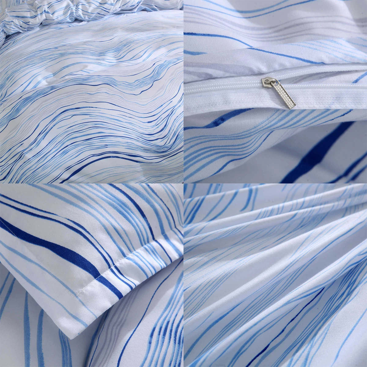 Комплект постельного белья из микрофибры и хлопка пододеяльник одеяло чехол с