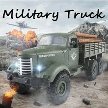 1/16 2,4G 6WD пульт дистанционного управления RC грузовик военный автомобиль Рок Гусеничный командный Коммуникационный автомобиль RTR игрушка авто армейские Грузовики Игрушки для мальчиков