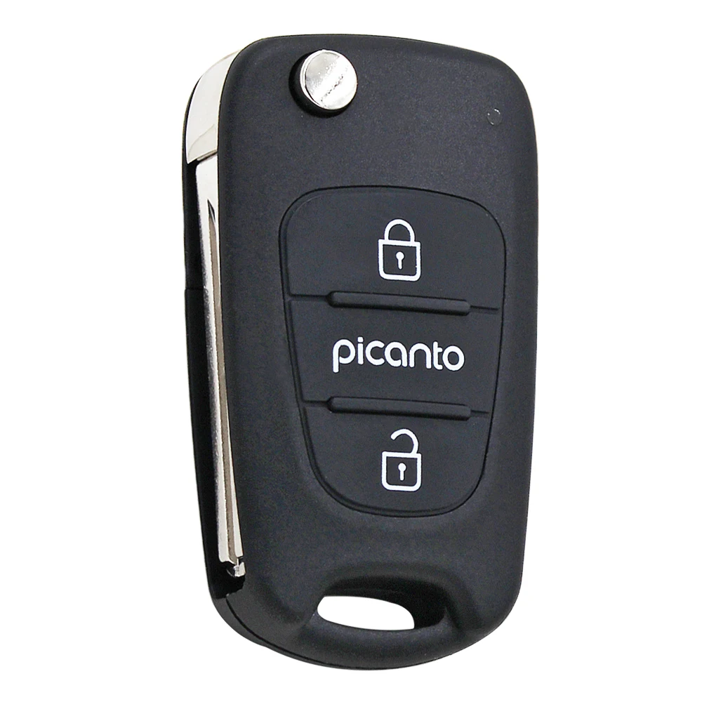 3 кнопки Складной флип дистанционный автомобильный чехол для ключей корпус Kia K2 K5