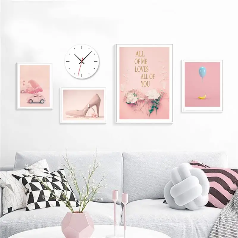 Калла цветок высокий каблук Духи цитаты настенное Искусство Холст Живопись