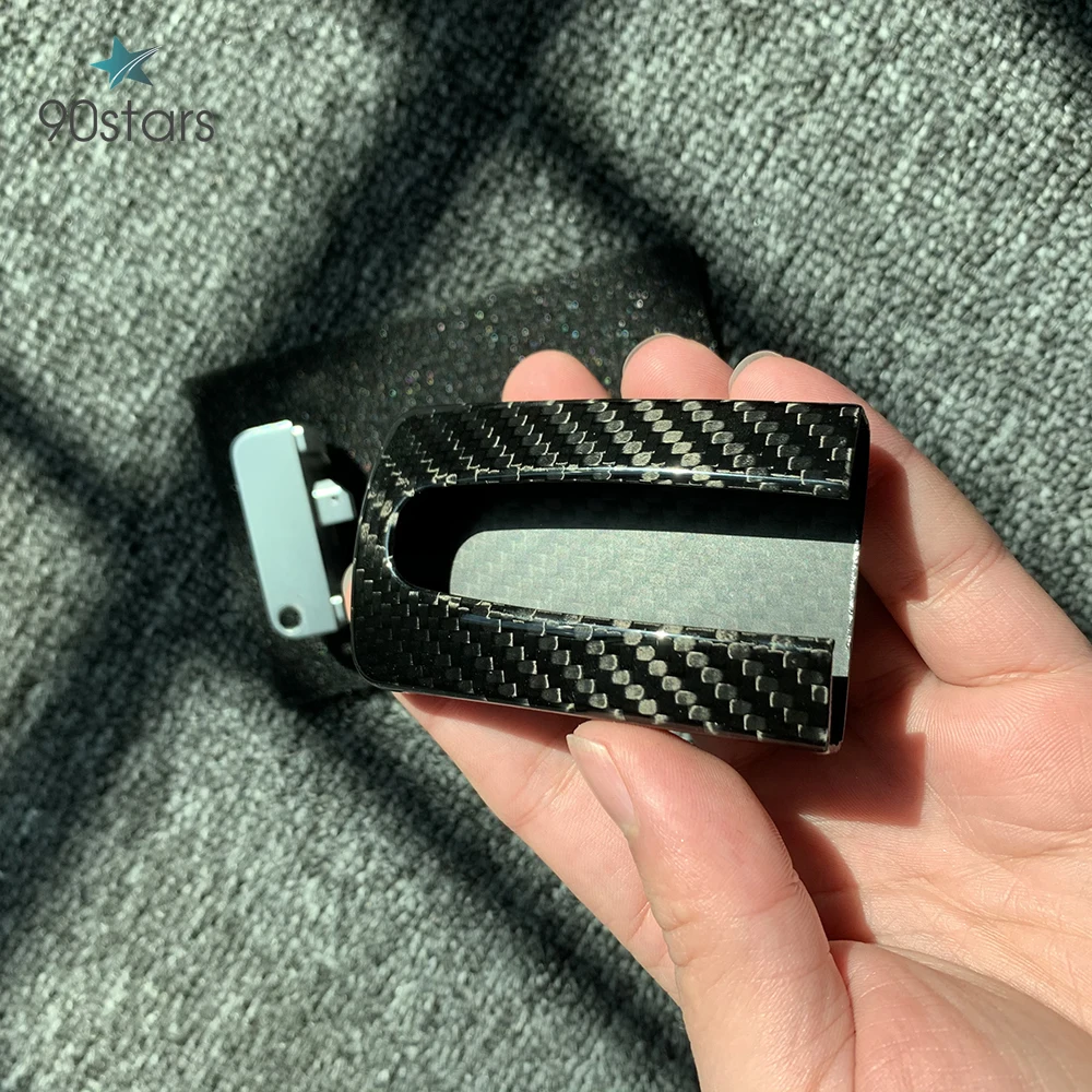 1 шт. брелок для автомобильного ключа из настоящего углеродного волокна чехол