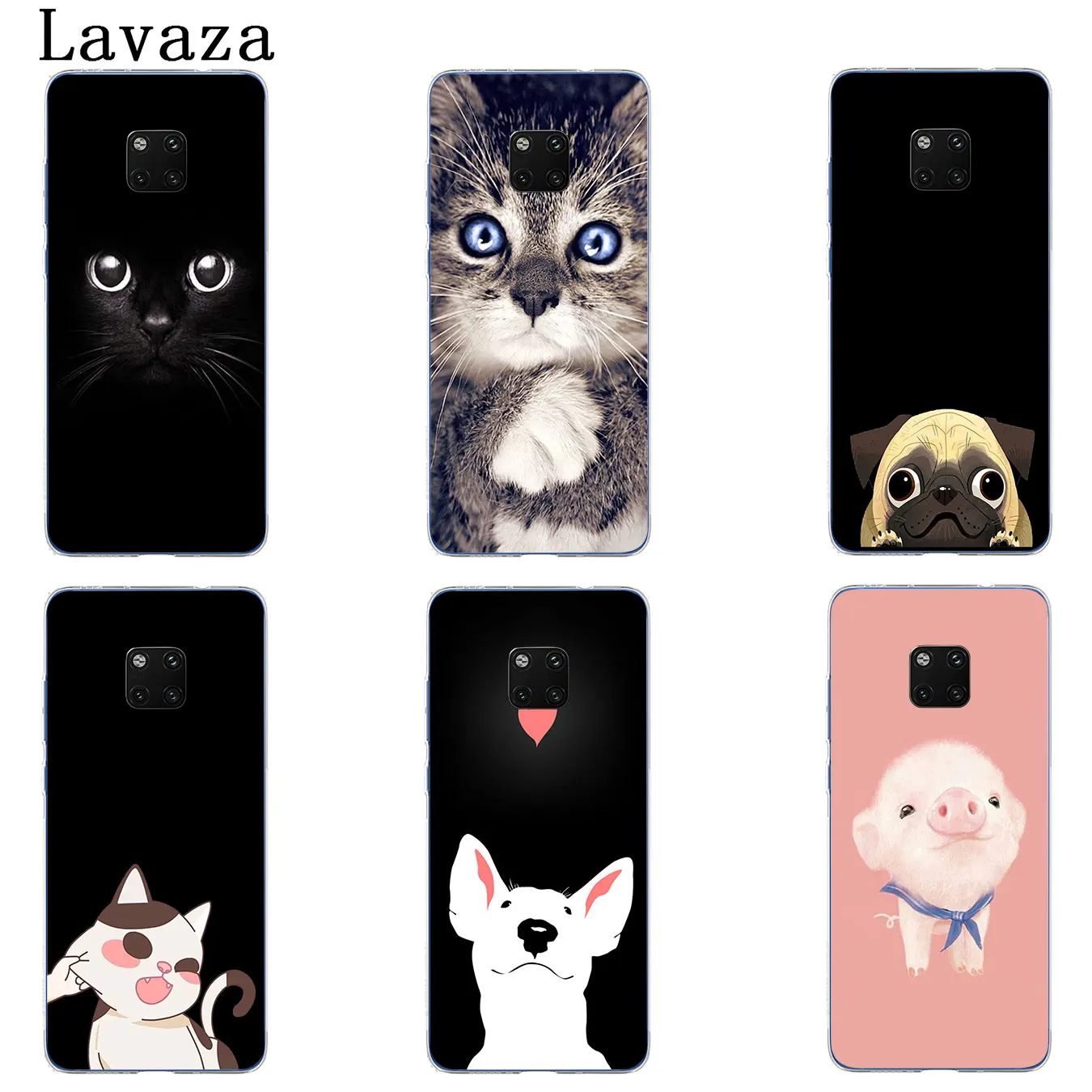 Твердый чехол для телефона Lavaza с мультяшным котом мышкой Свинкой собакой huawei mate 30