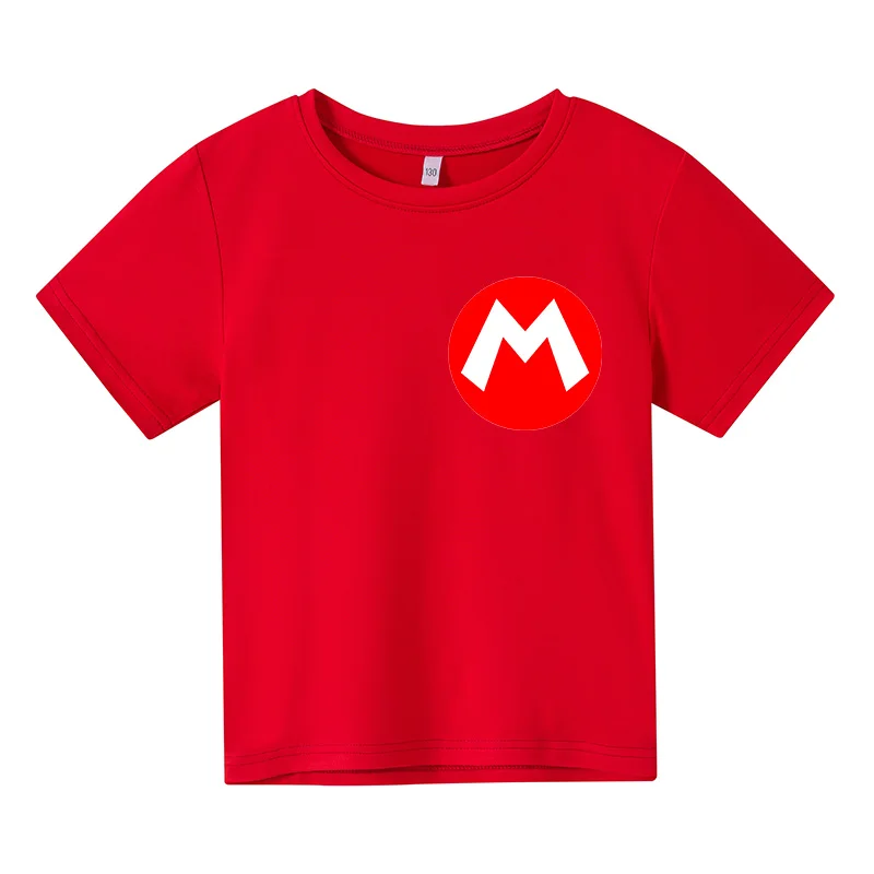 

Summer children's short-sleeved T-shirt boys and girls cotton print cartoon children's shirt streetwear
