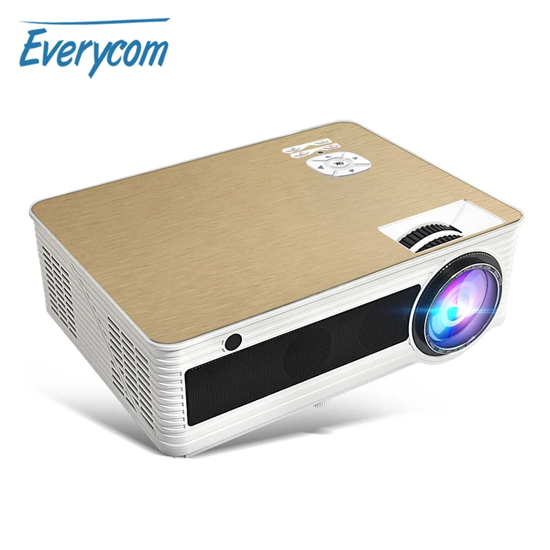 Everycom M5 светодиодный Full HD проектор 4000 люмен поддержка 1080P видео проектор домашний кинотеатр 1280*800 Android Bluetooth 5G WiFi 4K опция