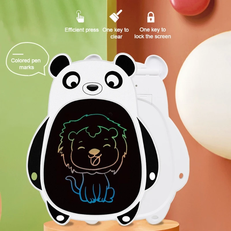 

P8DC 8.5'' Cartoon Animals LCD Tablet Doodle Board Handwriting Graffiti Tablet Gift for Kids and Adults at Home School&Office