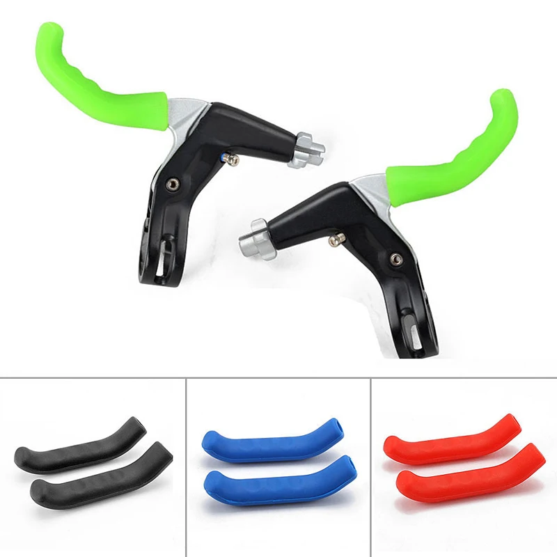 

1Pair Bicycle Brake Lever Silicone Cover Brake Silicone Sleeve Universal Brake Lever Bicycle Body Protection Cover Accessories