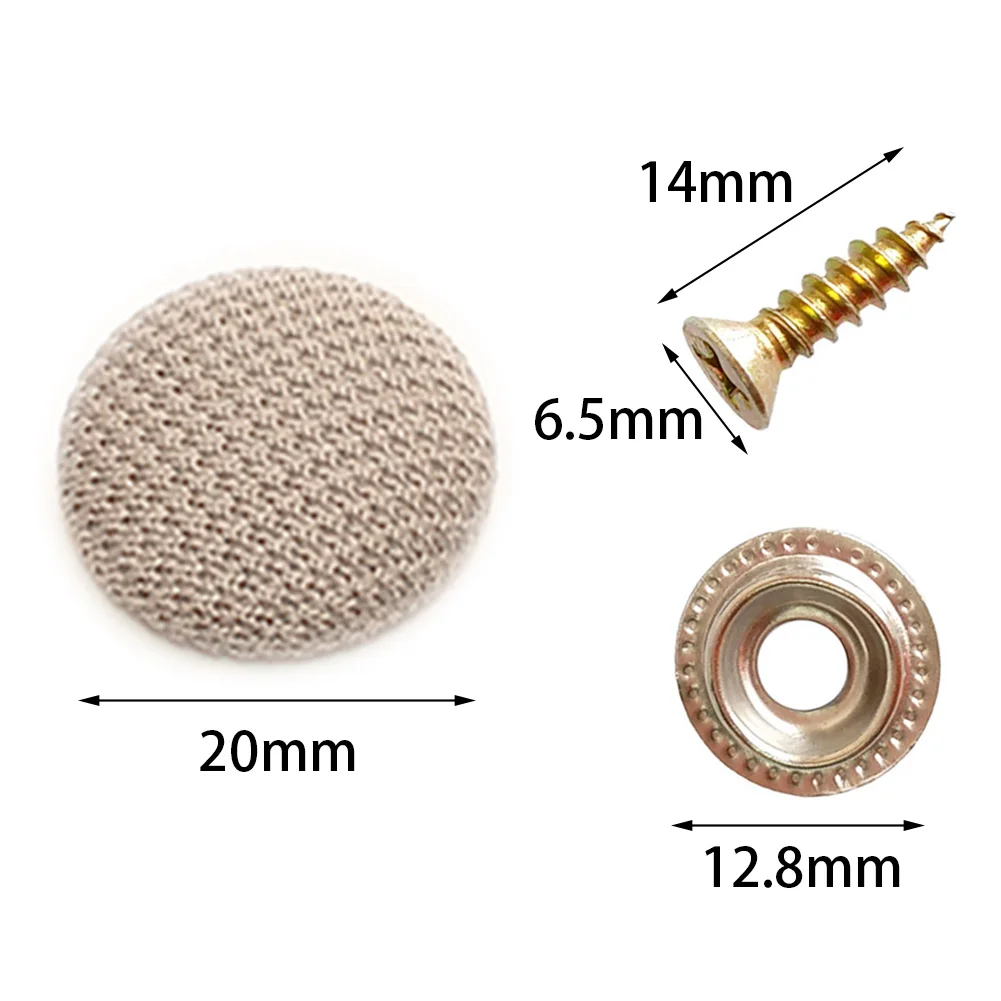 

10pcs For Interior Ceiling Cloth Fixing Buckle Screw Cap Car Styling Accessories Car Proof Repair Rivets Repairing Button