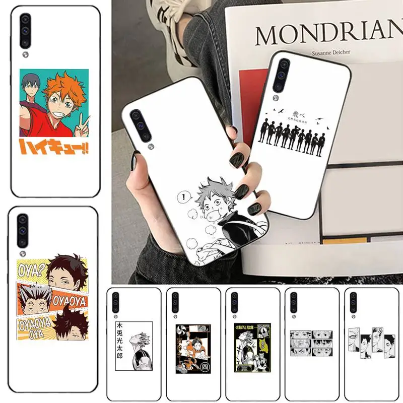 

Oya Haikyuu Love Volleyball Phone Case For Samsung galaxy S 7 8 9 10 20 edge A 6 10 20 30 50 51 70 note 10 plus