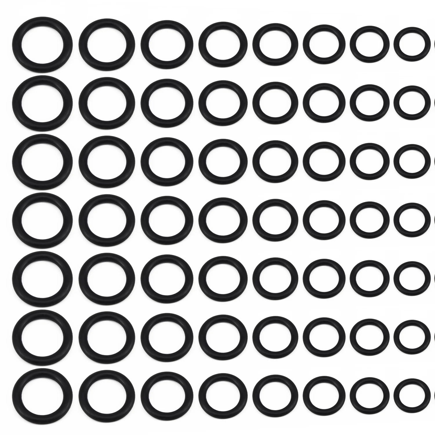 

Rubber O-Rings Washers 225pcs Assortment Automotive Black Universal Tool