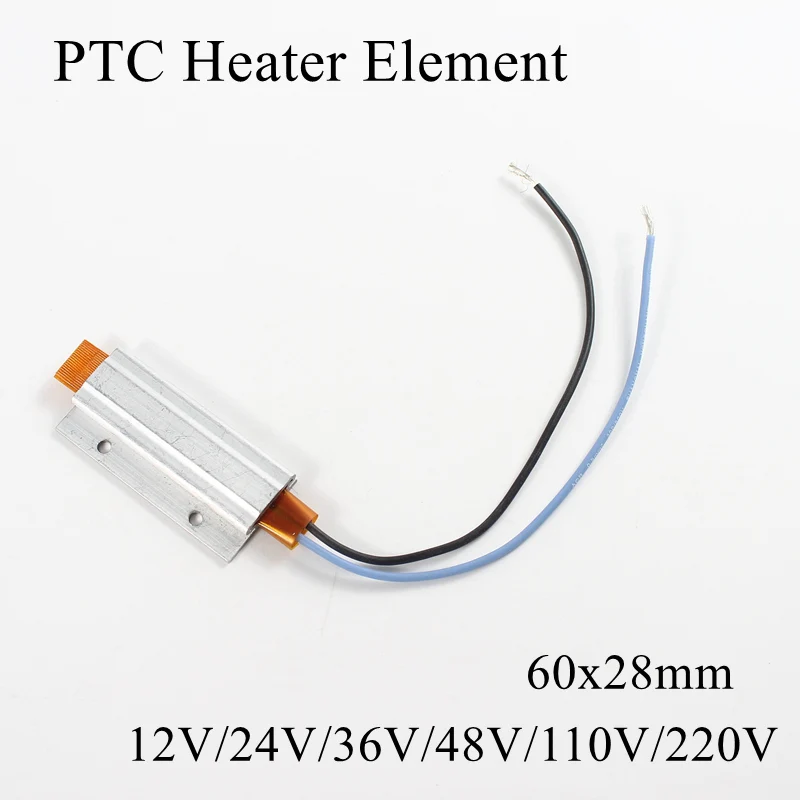 Нагревательный элемент с постоянным термостатом 12 В 24 36 48 110 220 В|Детали