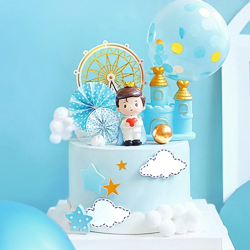 Смола пустышка принцесса детская коляска украшение леденец с днем рождения торт