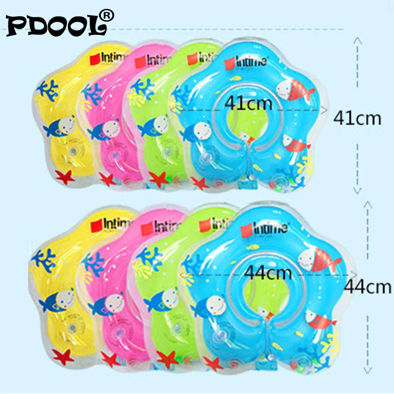 

Baby PVC Swimsuit Swimming Neck Ring Inflatable Anti-backward Double Balloon Neck Ring Adjustment Swimming Pool and Accessories