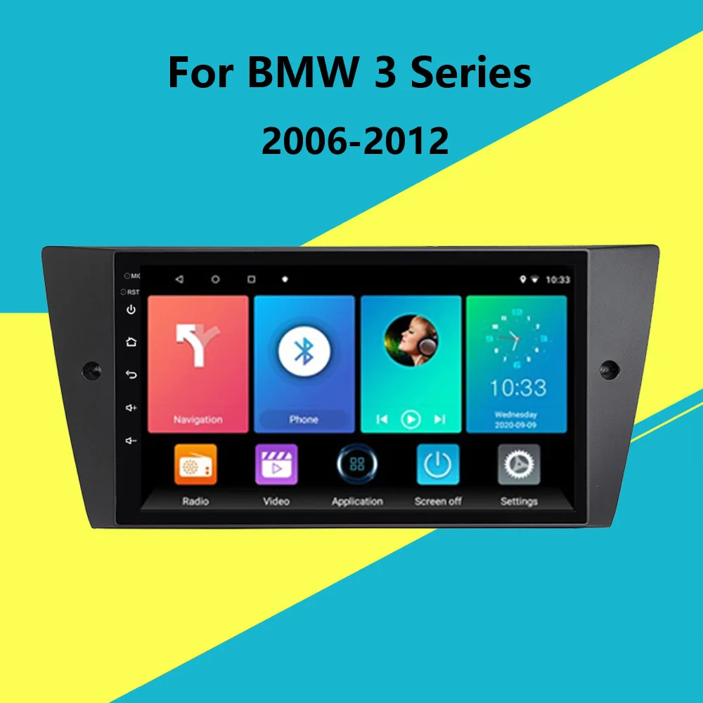2 Din Android радио для BMW 3 серии E93 E92 E91 E90 2006 2012 Мультимедиа Видео плеер навигация GPS WIFI