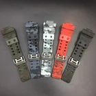 Ремешок для часов для Casio G-Shock GA-110 100 GA-200 GD-120 GLS100 резиновый Камуфляжный сменный ремешок для часов