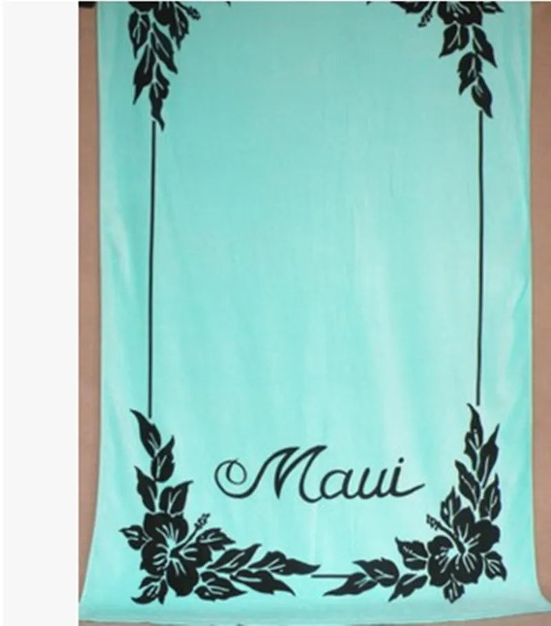 1 шт. 180x105 см Hawaii Wind пляжные полотенца мягкие большого размера Удобная хлопок банное полотенце Салон красоты огонь полотенце CR-T44