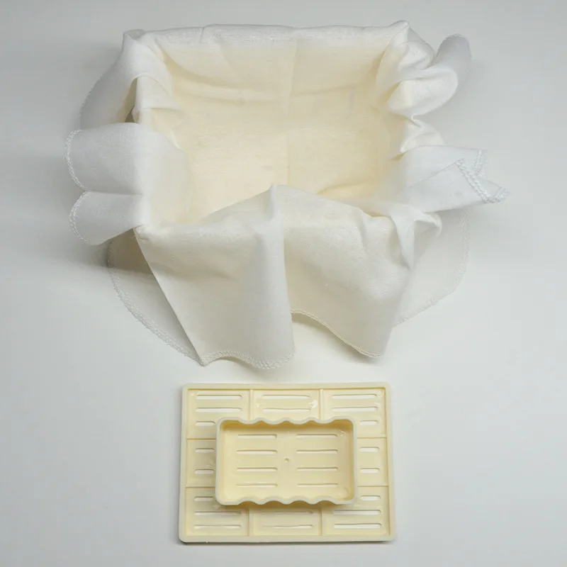 

Diy Plastic Tofu Maker Press Mold Kit Soy Pressing Mould With Cheese Cloth Cuisine Homemade Tofu Making Machine Set