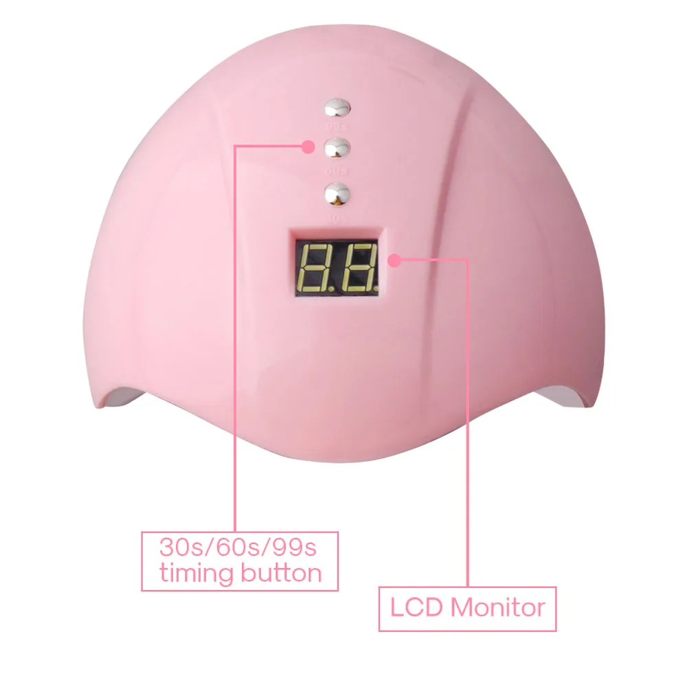 Сушилка для ногтей с USB СВЕТОДИОДНЫЙ УФ светильник всех видов геля 12 светодиодов