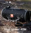 Беспроводная Bluetooth-колонка, 40 Вт, Портативная звуковая панель, бас, стерео, с усилителем 3600 мА  ч, беспроводная уличная звуковая панель, TF-карта, AUX USB