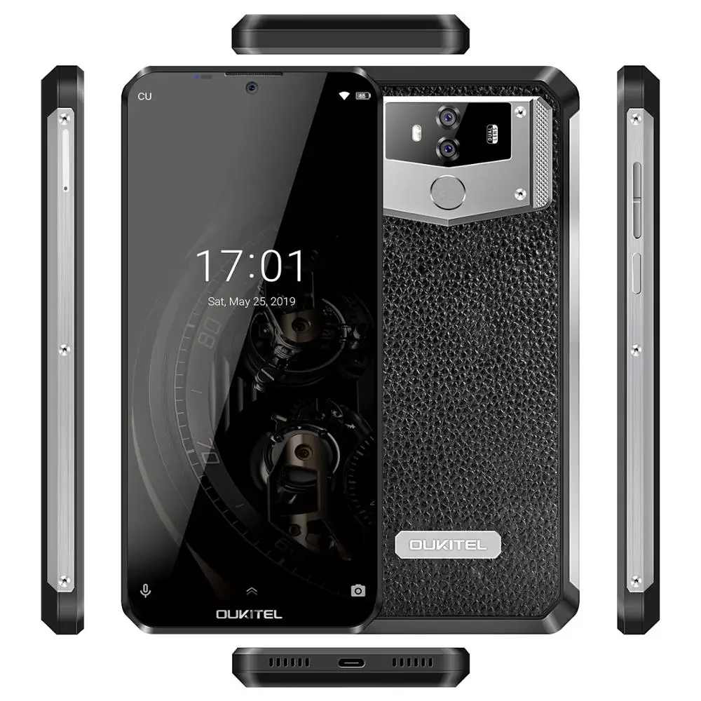 OUKITEL K12 смартфон с 5 дюймовым дисплеем процессором MTK6765 ОЗУ 6 ГБ ПЗУ 64 10000 мАч Android 9