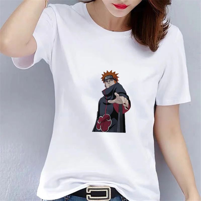 

RANMO Women T Shirt Funny Japanese Anime TShirt Women Harajuku Cool Tshirt Unisex T Shirts Streetwear Top Tees CN(Origin)