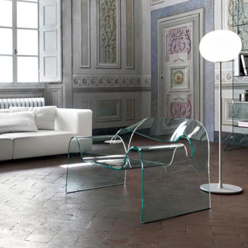 Нордический дизайнерский стул для отдыха новый акриловый с кристаллами