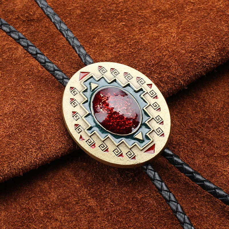 

New Indian totem bolo tie American western cowboy bolo tie