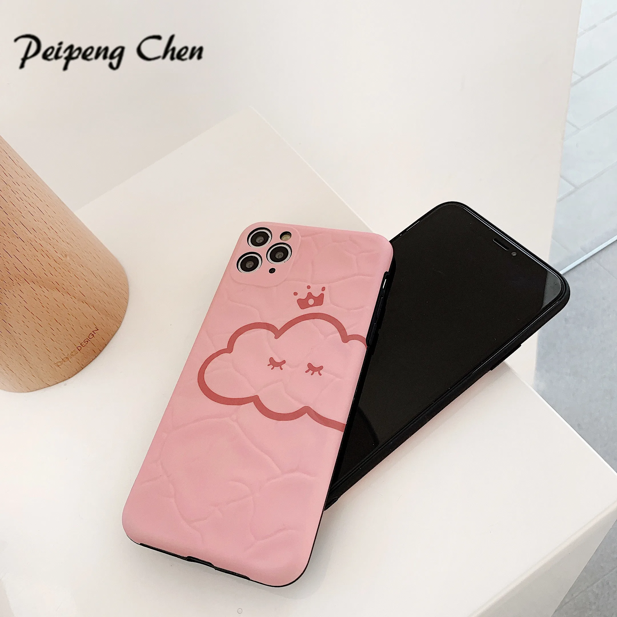 Силиконовый чехол с рисунком для телефона iPhone 11 Pro Max X S XR чехлы защитными линзами