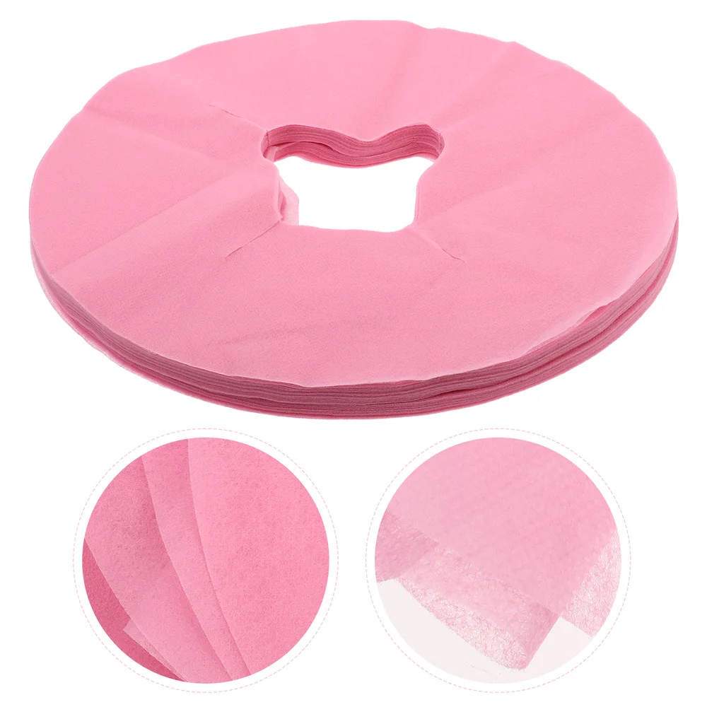 

100pcs Disposable Headrest Pads Face Pillow Covers Pillow Covers