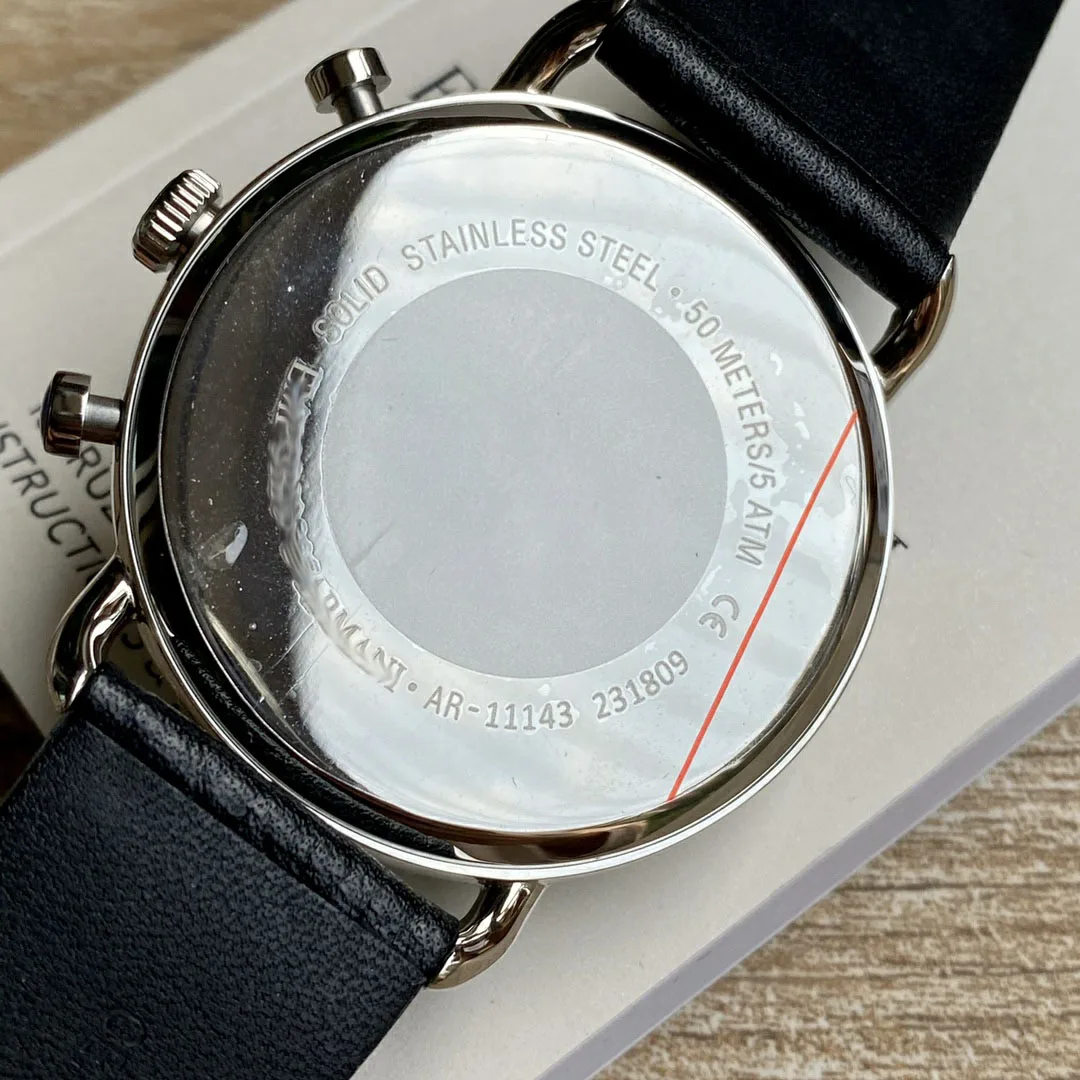 

Men's Watch Swiss Quartz 6-pin Stainless Steel Business Style Thin AR11143 famous watch brands