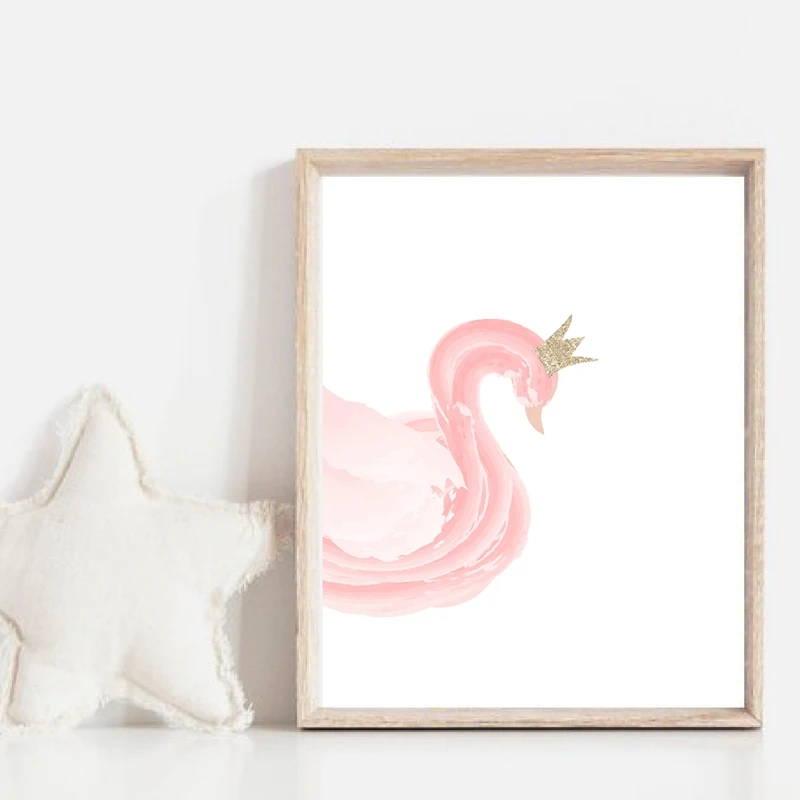 Картина на холсте с изображением балерины цветов розового и золотого | Дом сад