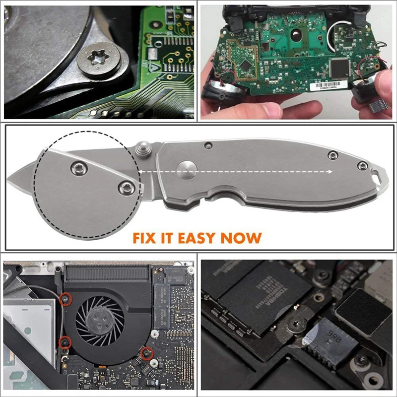 

10 in 1 Torx Screwdriver Set with T3 T4 T5 T6 T8 T10 Torx Bit Suitable for Disassembly and Repair Of Electronic Equipment Such A